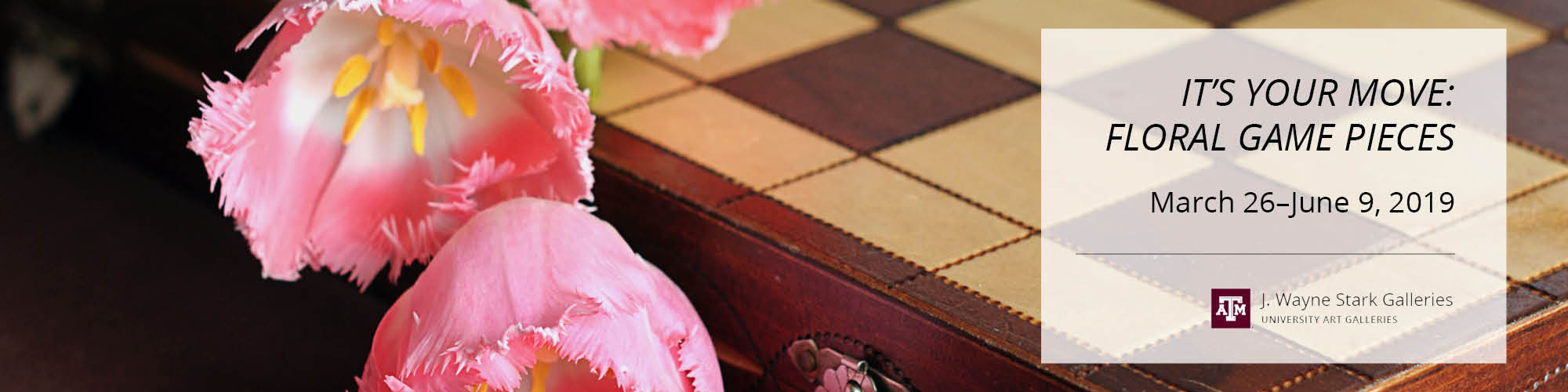 It’s Your Move Web Slider_Tan Pink flowers on a chess board