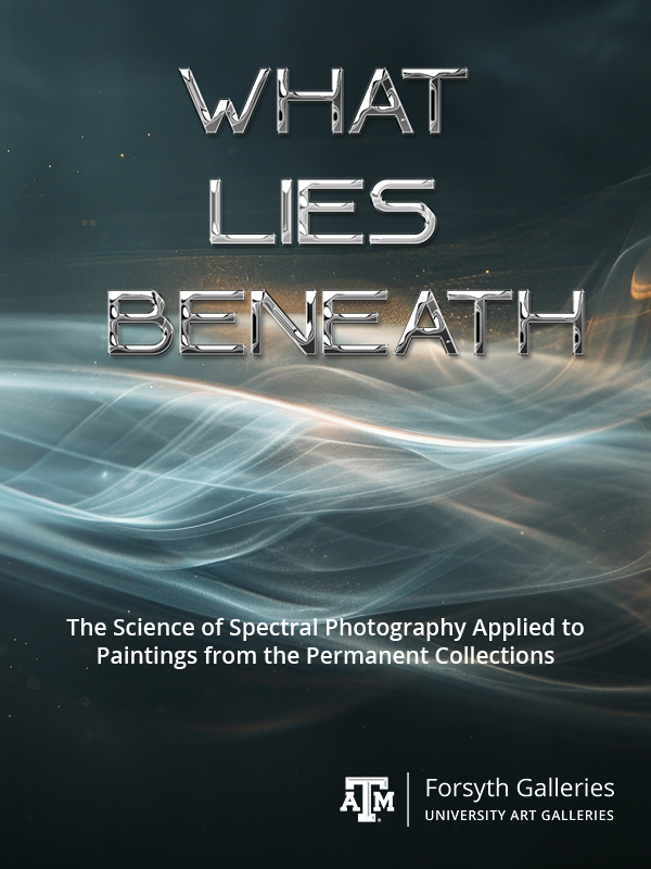 Cover of flipbook. Reads "What Lies Beneath"